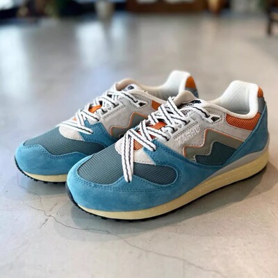 卡虎 Karhu Synchron 春夏款 不规则鞋带 爱琴海 复古跑鞋 男女