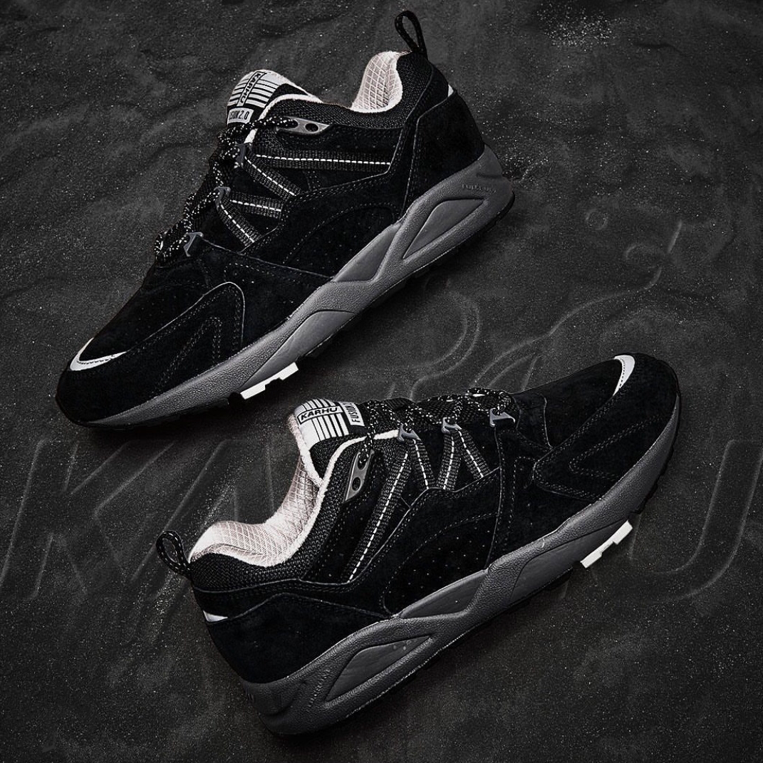 卡虎 Karhu Fusion2.0 秋冬全皮款 黑武士复古跑 男女同款