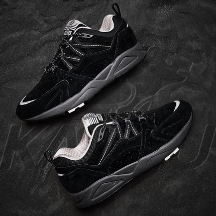 卡虎 Karhu Fusion2.0 秋冬全皮款 黑武士复古跑 男女同款