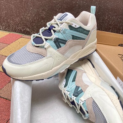 卡虎 Karhu Fusion2.0 春夏超轻薄款 薄荷青提 复古跑 男女同款