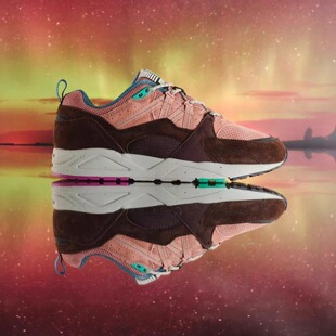 卡虎 Karhu Fusion2.0 极光限定 秋冬款 肉桂粉 复古跑鞋 男女款