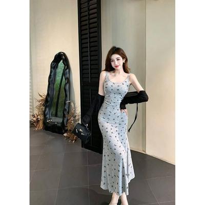 法式吊带连衣裙女夏季新