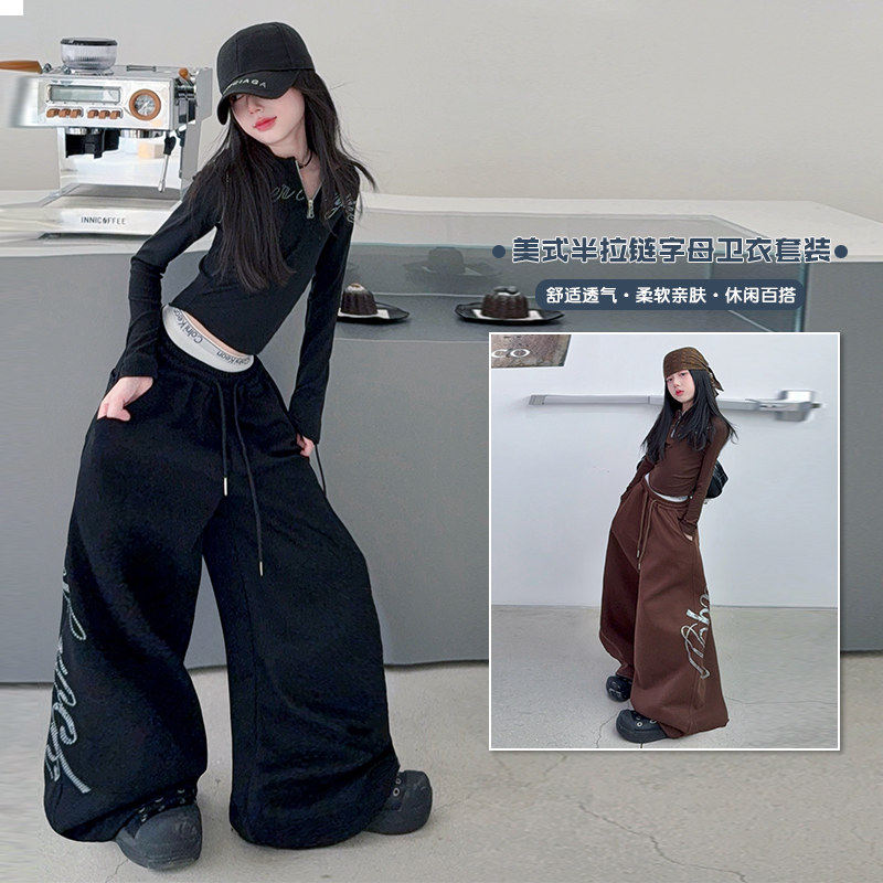 演出服女童装嘻哈女孩jazz上衣服装爵士舞服舞蹈露肚脐大街舞儿童