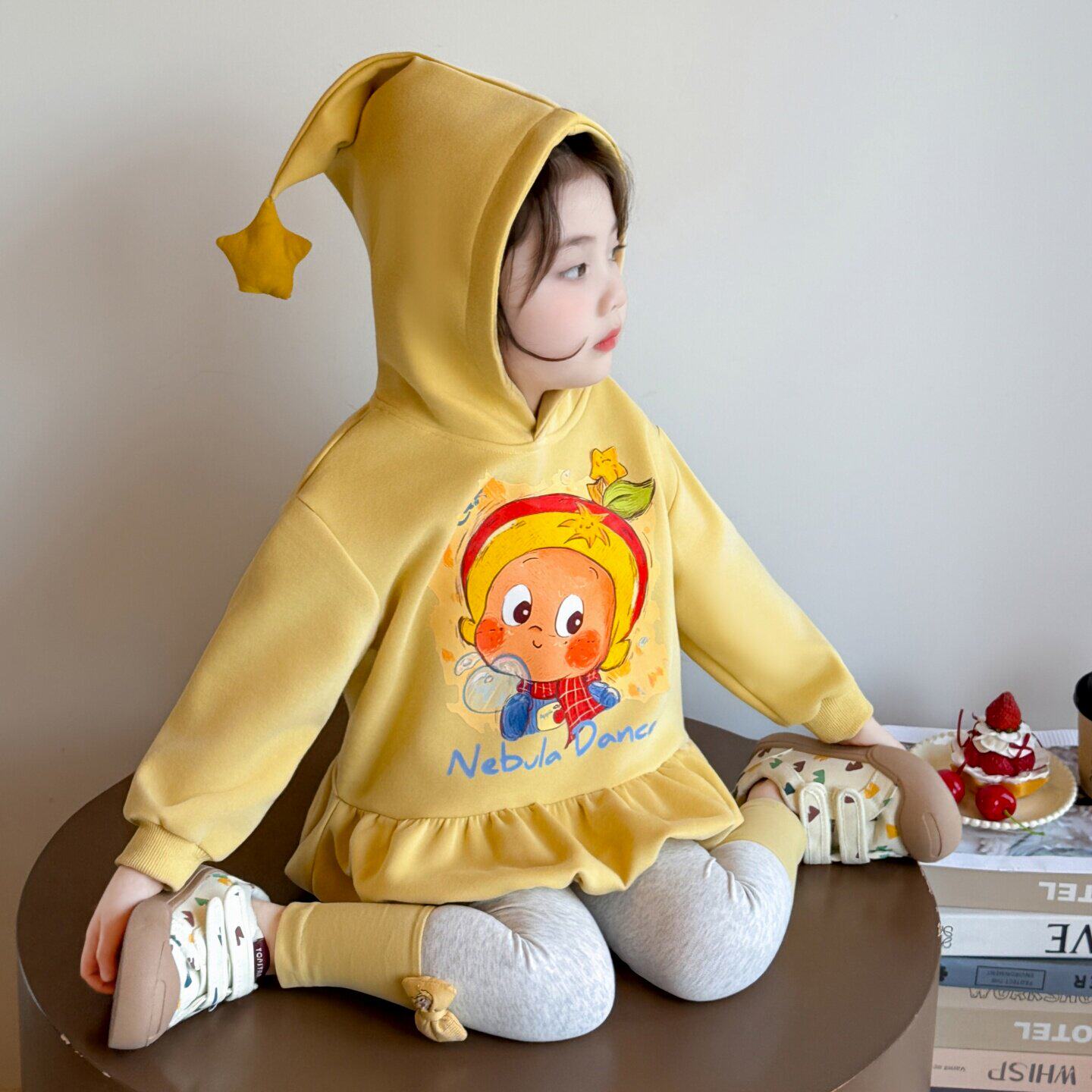 春季款早春星星洋气2026新款春秋春装套装卫衣时髦儿童女女童宝宝