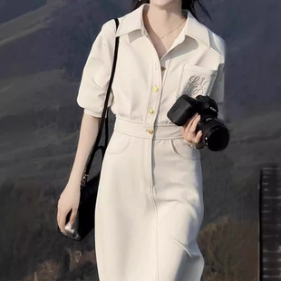 2026夏季新款女装麻豆小姐 轻奢高端气质时尚收腰显瘦款连衣裙女