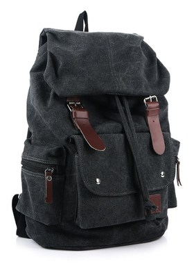 men student school bags canvas backpack Leisure travel bags