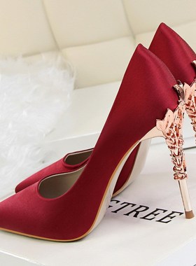 Ladies high heels sexy wedding shoes dinner shoes 女高跟婚鞋