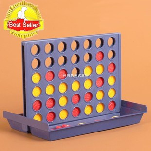 Four Chess Games Plastic Children Desktop Board ABS 42Pcs