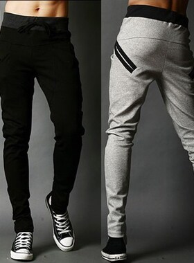 Autumn outfit new type all leg  athletic  male t