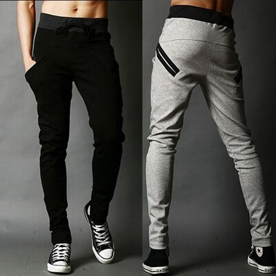Autumn outfit new type all leg  athletic  male t