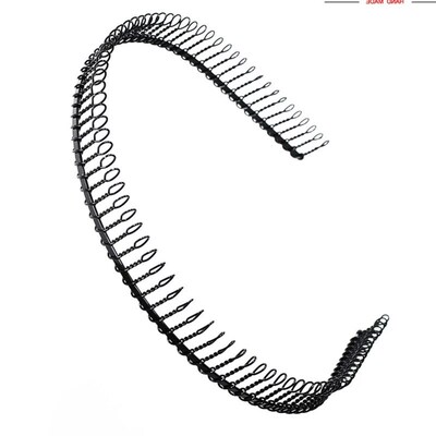 Old style black hair band for men's face and hair clip for