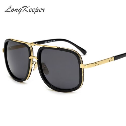 2019 Men big Sunglasses men Women Sun Glasses Square for men