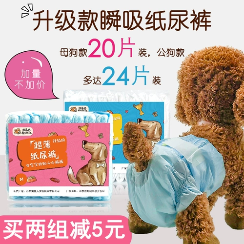 Собачья физиологические штаны и подгузники Тедди Барри Средний средний средний, безопасные для собак.