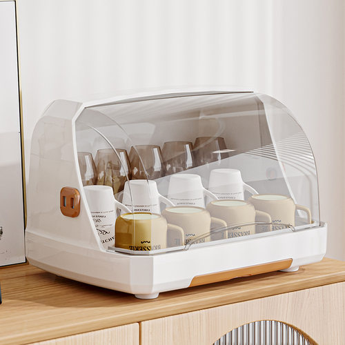 杯架置物架沥水杯子架翻盖收纳架