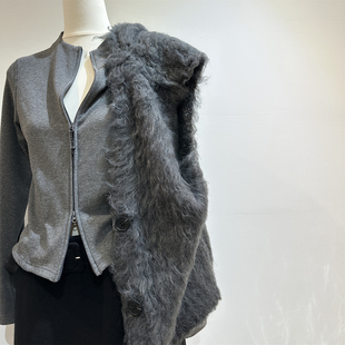 lulu风流行塑形修身 显瘦双拉链卫衣女秋冬磨绒保暖户外风叠穿打底