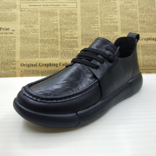 百搭圆头男皮鞋 2026年新款 真皮加绒保暖上线英伦风防滑透气秋冬季