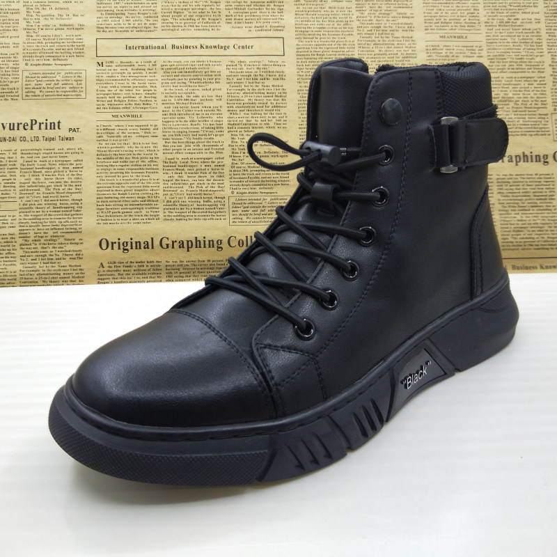 撤柜清仓真皮全皮侧拉链防滑透气上线百搭透气休闲马丁靴工装男靴,流行男鞋,马丁靴,淘宝优惠券,粉丝福利购,淘宝优惠卷
