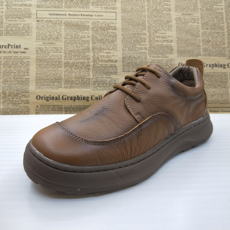 撤柜真皮头层牛皮软底休闲板鞋上线百搭透气防滑厚底百搭男鞋37码