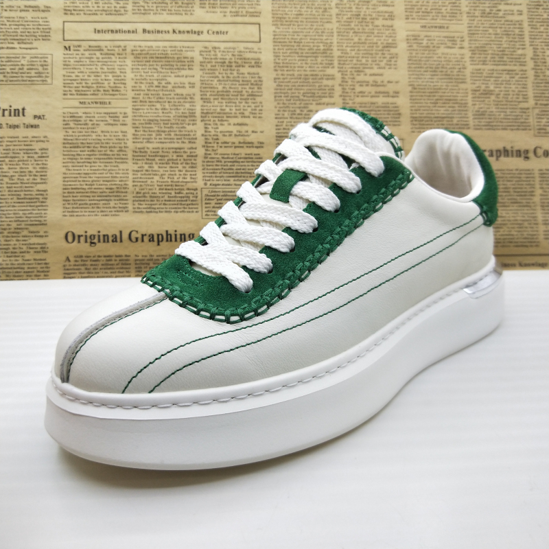 休闲板鞋透气上线小白鞋男皮鞋