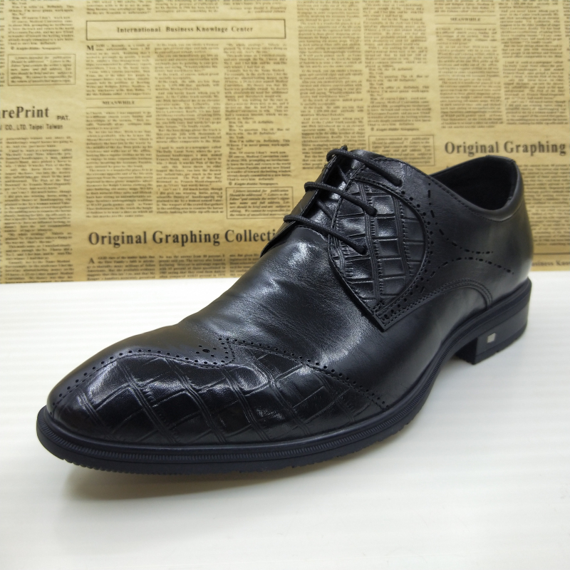 正装英伦风德比鞋透气休闲男鞋