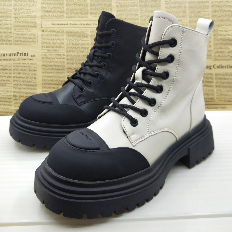 秋冬季圆头休闲时尚马丁靴女靴