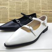 撤柜清仓处理浅口尖头平底软底防滑浅口百搭豆豆鞋 女单鞋 时尚 韩版