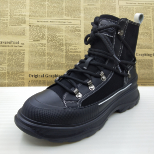 高帮休闲板鞋 男鞋 防滑透气港风潮流帆布鞋 工装 百搭时尚 2025年新款