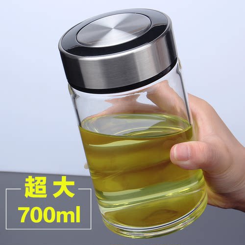 简约胖粗大容量单层玻璃杯