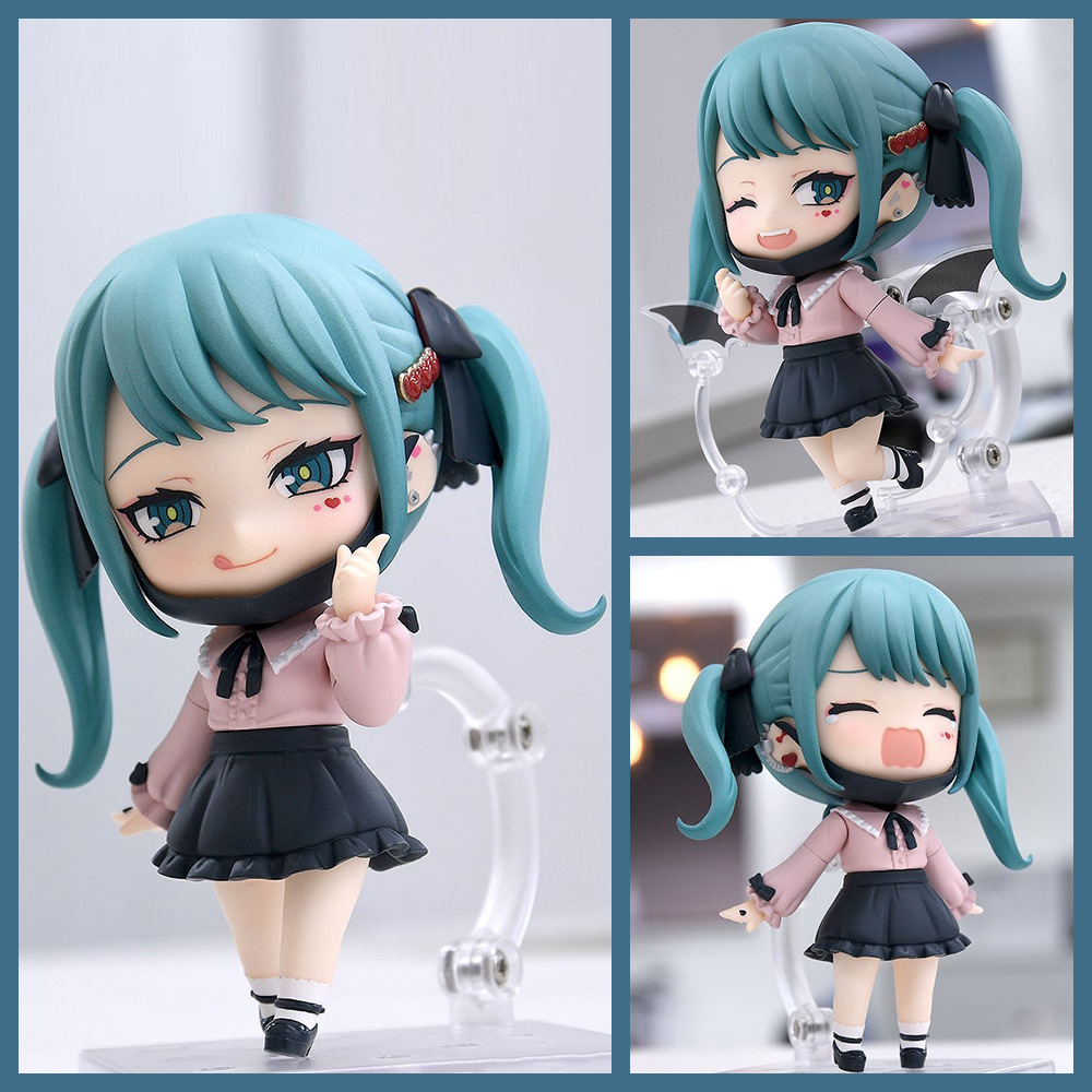 初音未来miku吸血鬼Ver手办Q版粘土人模型公仔二次元车载桌面