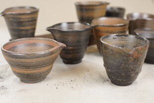 荥经黑砂器功夫茶具公道杯分茶器古朴无釉纯手工加厚耐热单人