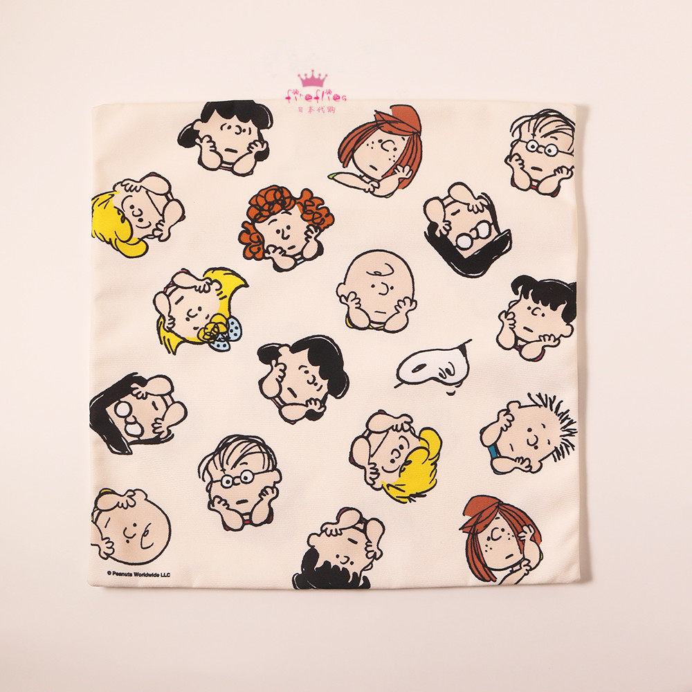 日本代购 snoopy史努比 可爱抱枕套靠垫套