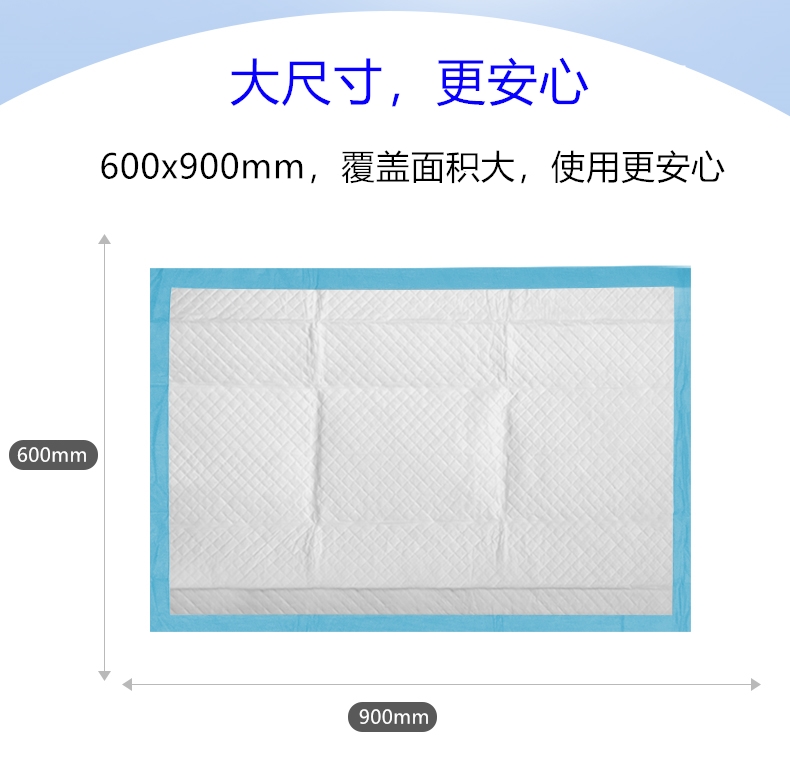 茵茵干爽型成人护理垫600x900mm老人护垫男女通用一次性床垫10片