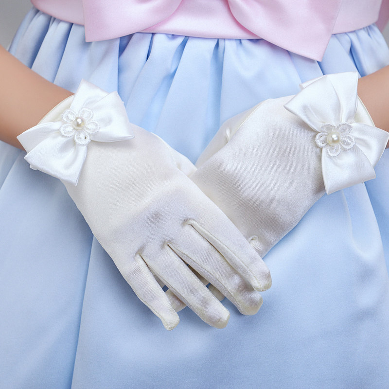 Gants pour fille en satin - Ref 2150324 Image 3