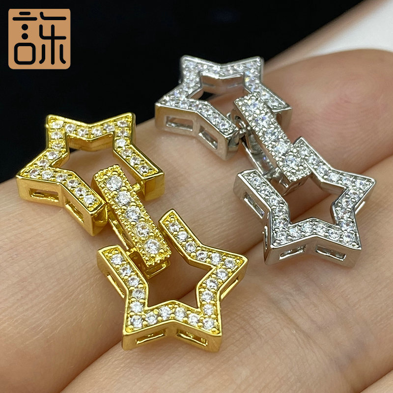 珍珠项链扣子18k包金新品特价