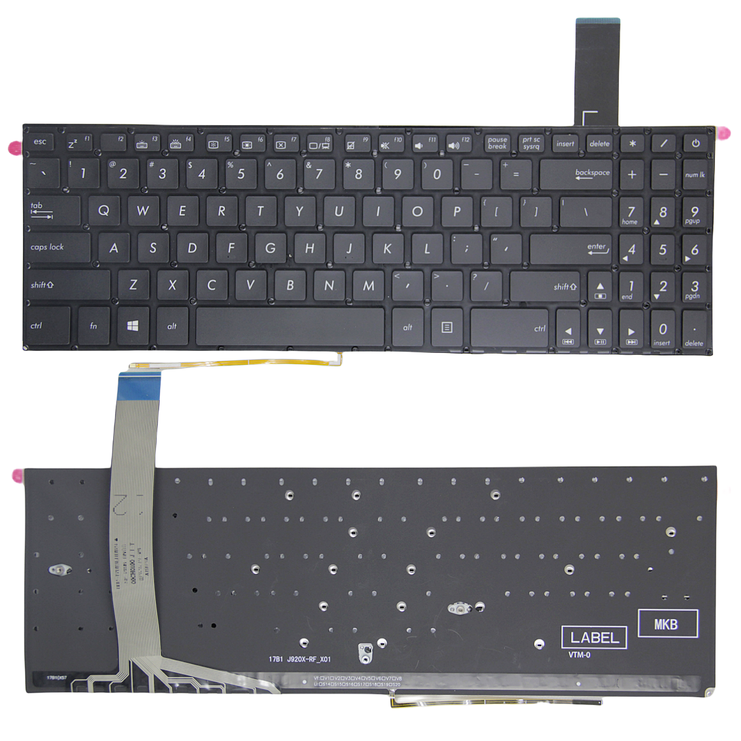 适用Asus/华硕YX570FX570键盘