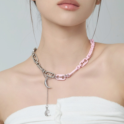 Starfire铜合金甜酷女锁骨链