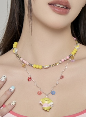 原创可爱卡通串珠项链