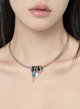 Starfire铜合金女锁骨链