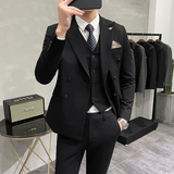 长期做不断货#大码不加价韩版西装高品质西服两件套LJT72-P180，男装西服套装，电商A445