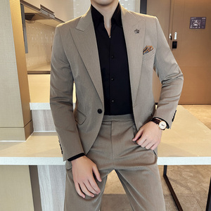 秋冬韩版修身小西装外套 一扣时尚休闲西服A445-XZ9001-P130图片
