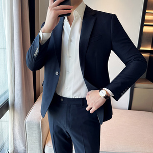 秋冬韩版修身小西装外套 一扣时尚休闲西服咖啡A445-XZ3611A-P125图片