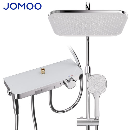 九牧卫浴花洒套装淋浴家用钢琴键