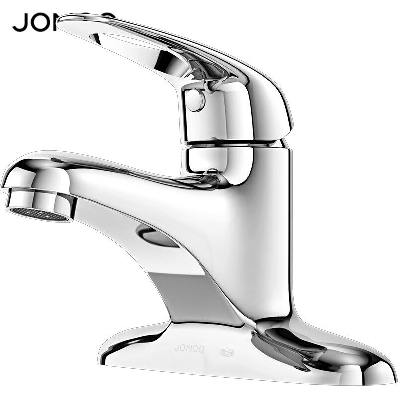 九牧双孔洗脸盆水龙头冷热两用卫生间面盆洗手池台洗漱浴室柜家用