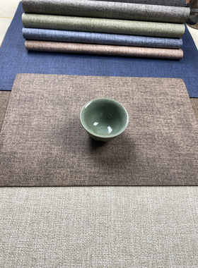 DAY可裁剪布纹杯子垫碗垫盘子垫两面可用桌子垫进门桌垫茶垫餐垫