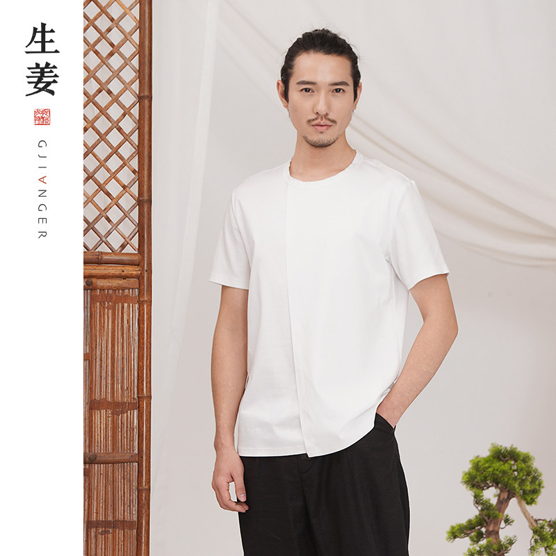 【新年福利】生姜 原创男装夏季中式白T恤质朴素白上衣12020304,男装,衬衫,淘宝优惠券,粉丝福利购,淘宝优惠卷