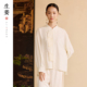 砚息 新中式 原创春秋新品 生姜 压褶拼接国风衬衫 上衣31530601A