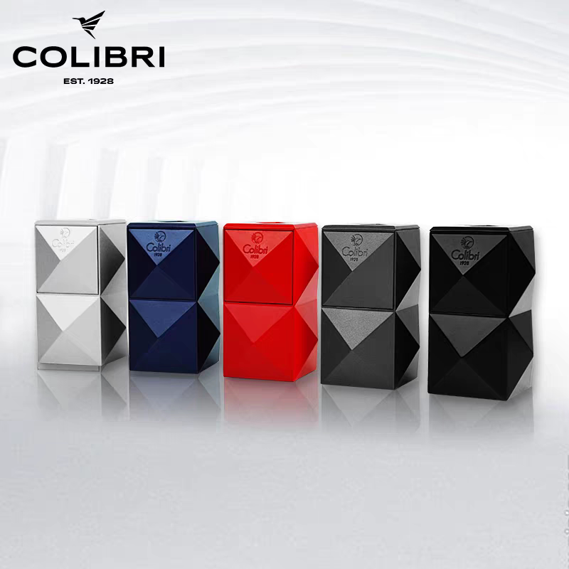 美国COLIBRI科乐比经典类星体座台式雪茄打火机防风直冲充气710图片