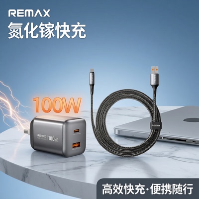 REMAX100W氮化镓双口快充电器