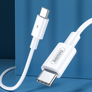 20W闪充电线usb REMAX加长款 c安卓TYPE 65W数据线手机平板笔记本 PD100W双向快充线适用于苹果16