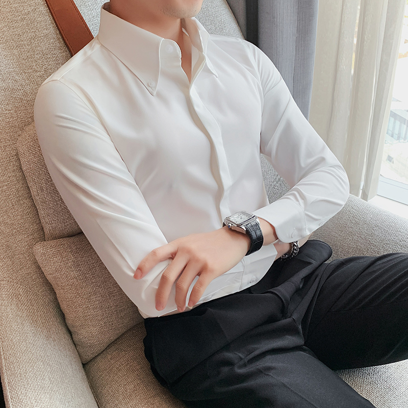 男士商务法式高级感衬衫衬衣